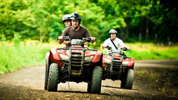 Excursión de un día a la tirolina Malaipink en Phuket con opción de paseo en elefante y ATV