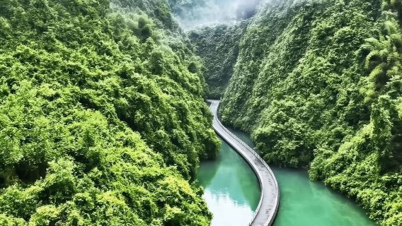 【旅行團/2-8人小團/獨立團】獅子關」網紅浮橋「+宣恩夜遊