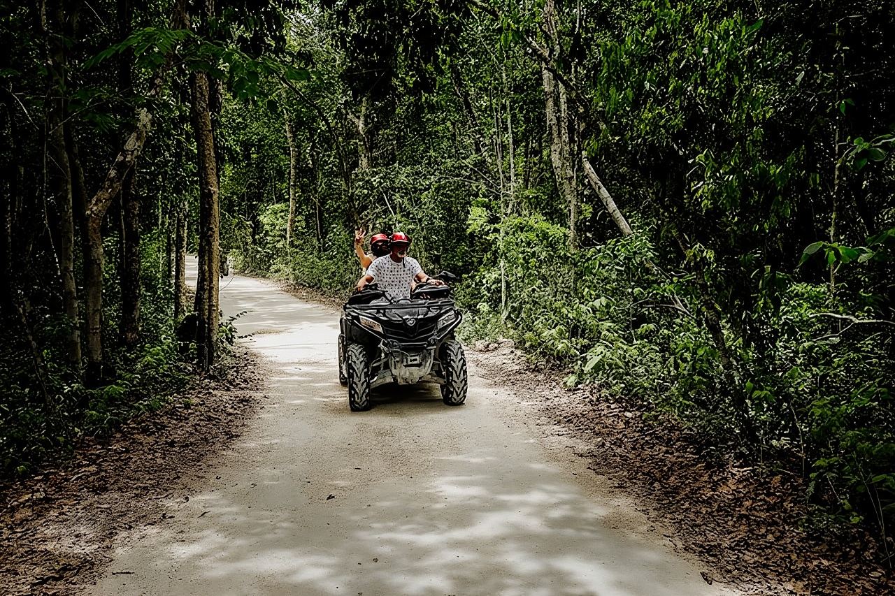 Double Atv Tour In Cozumel And Cenote Jade