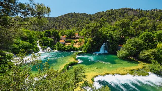 From Split: Krka Waterfalls Tour
