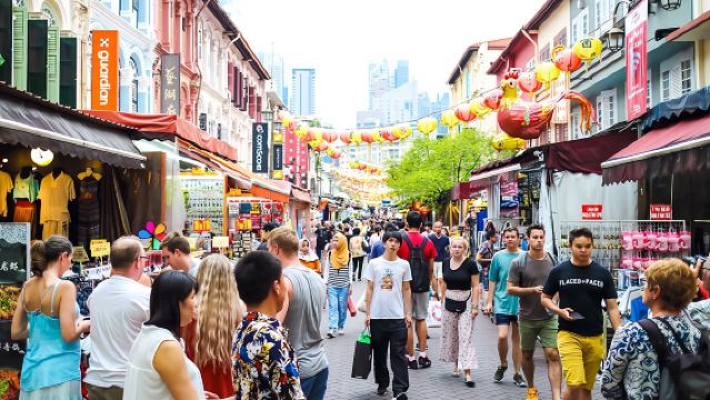 Kampong Glam, Little India et Chinatown de Singapour avec dégustations de street food locale