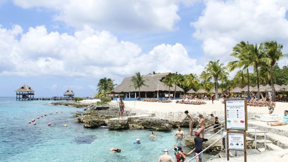 Cozumel: Kemasukan Taman Chankanaab+ Snorkel+ Minuman alu-aluan