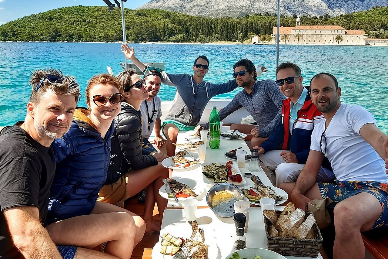 Halbtages-Bootstour Korčula-Archipel