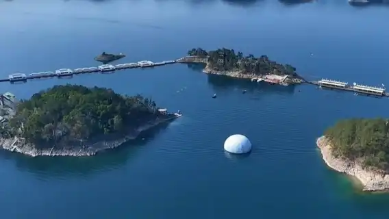 千島湖中心湖區+梅峰島+月光島+西南湖區一日遊【夢想號遊船】