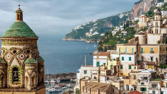 Bờ biển Amalfi và Pompeii từ Naples hoặc Sorrento