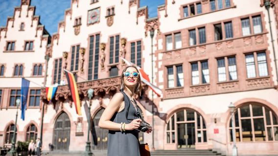 Франкфурт: частная пешеходная экскурсия с расслабляющим круизом