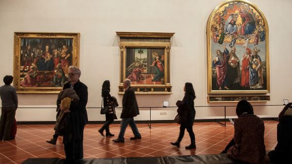 Palatina Gallery and Guided Walking Tour in Florence