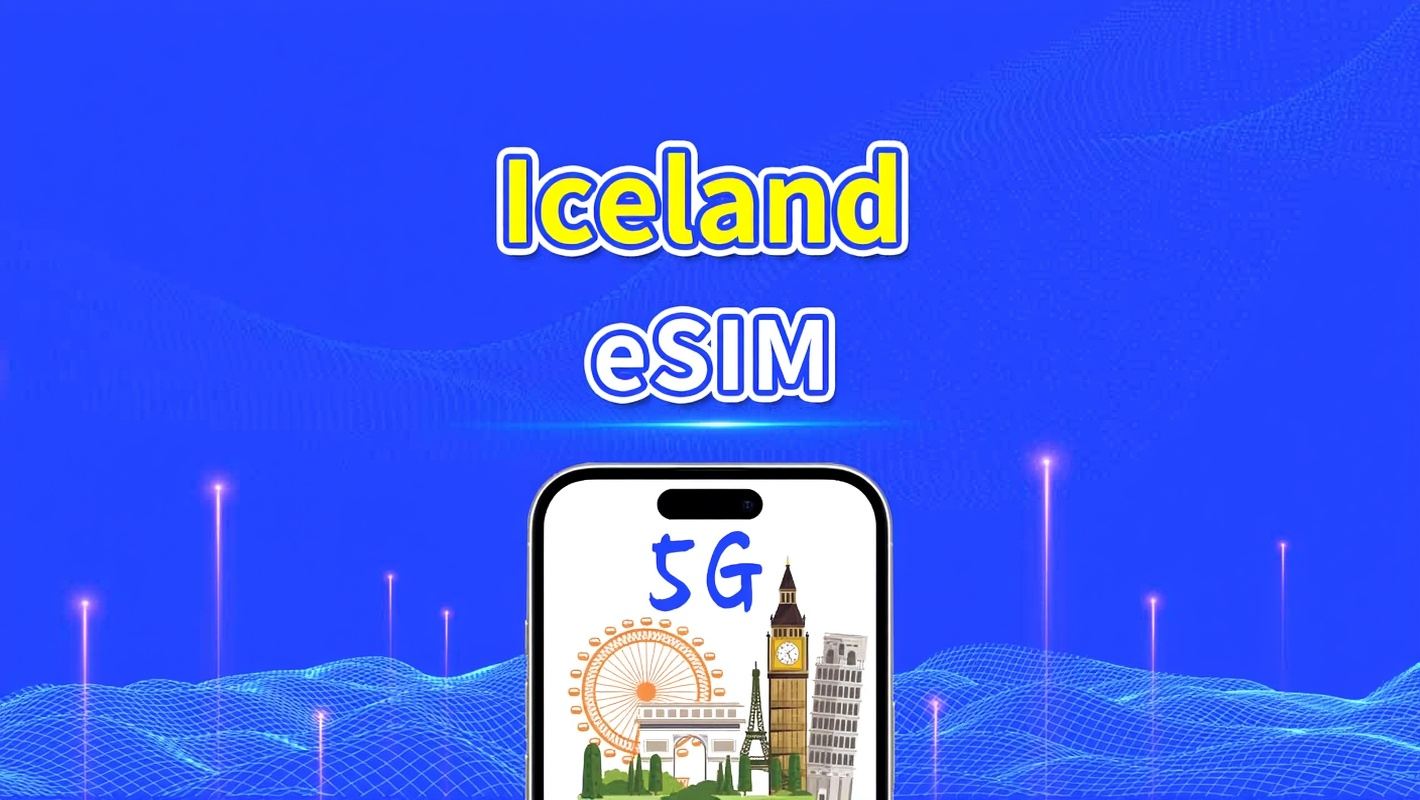 Iceland eSIM | Data Kelajuan Tinggi | 5G/4G | Pakej Harian/Data | 24-Jam | 1-30 Hari | Kod QR