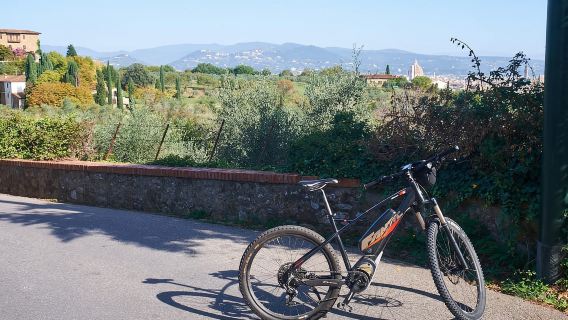 ฟลอเรนซ์: ทัวร์จักรยานไฟฟ้าบนเนินเขาทัสคานีพร้อมชิมไวน์