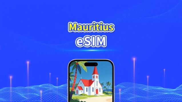 Mauritius eSIM | 4G | Pas Harian/Pakej Data Penuh | 1–30 hari | Caj setiap 24 jam | Kod QR