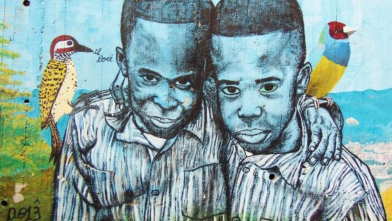 Pablo und Comuna 13 mit Seilbahn