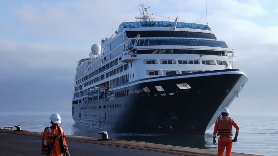 Ballestas island & Paracas reserve from PISCO CRUISESHIP TERMINAL