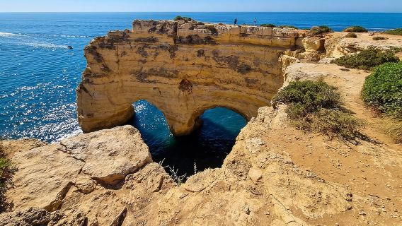 From Faro: Benagil Hiking Cliffs and the 4 Treasure Experience
