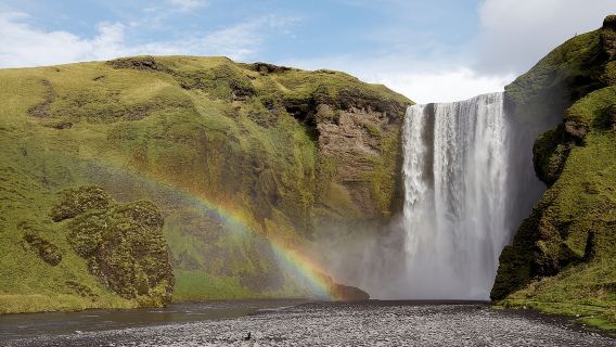 Costa meridionale, cascate e villaggio di Vík da Reykjavik
