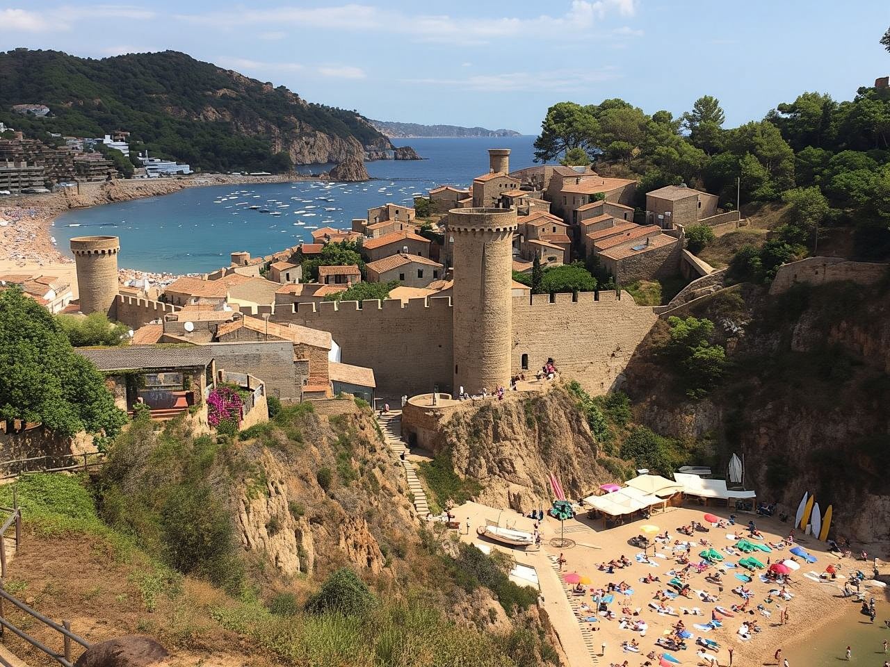 Costa Brava Coast Path hiking and Tossa de Mar tour