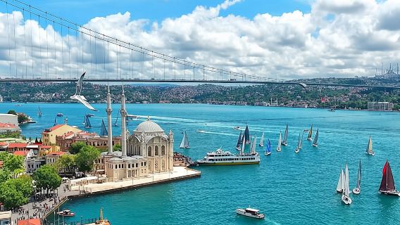 อ่างเก็บน้ำบาซิลิกา, ล่องเรือช่องแคบบอสฟอรัส, ฮาเกียโซเฟีย, กระเช้าลอยฟ้ามัสยิดสีน้ำเงิน