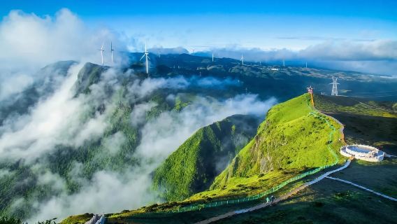 Customized private charter in Liupanshui: Beipanjiang Bridge + Wumeng Grass Plain + sea of azaleas + Shuicheng Ancient Town