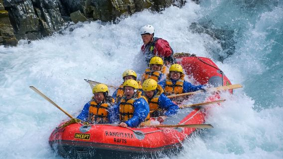 Bosque de Peel: tour de rafting en aguas bravas del desfiladero de Rangitata