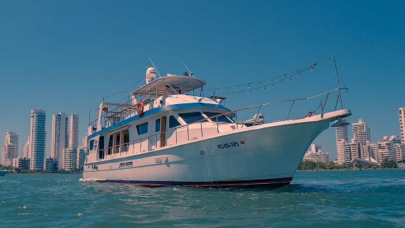 Cartagena: Cruise by the Bay with Dinner and Wine