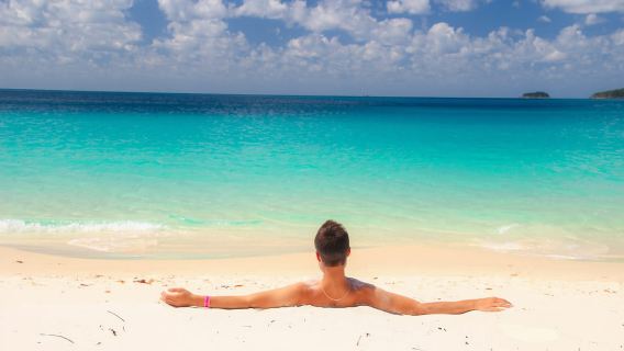 Airlie Beach: crociera sulla spiaggia di Whitehaven con Chill & Grill