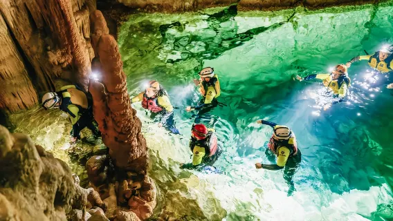 Mallorca: Excursión a la Cova des Coloms con traslado al hotel