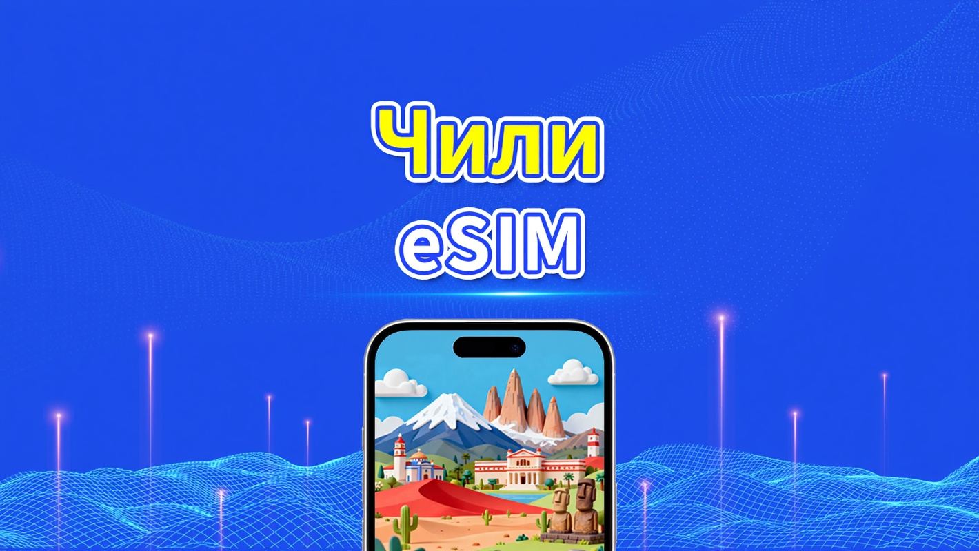 eSIM Чили | 4G | Ежедневный/Общий Пакет Данных | 1-30 дней | Почасовая Оплата | QR-код