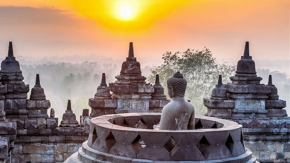 Yogyakarta 1-day tour [optional Borobudur Temple | Prambanan | Jomblang Cave | Mount Merapi]