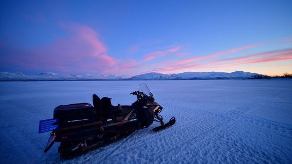 Abisko: Snowmobile Sightseeing Tour