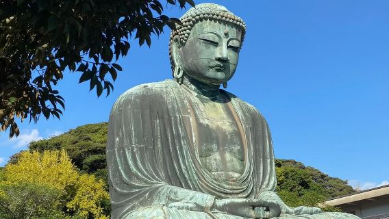 Depuis Tokyo : Excursion d'une journée en bus à Kamakura et Enoshima