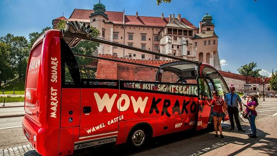 Wow Krakow - Hop On Hop Off Bus - Ticket for 24 h