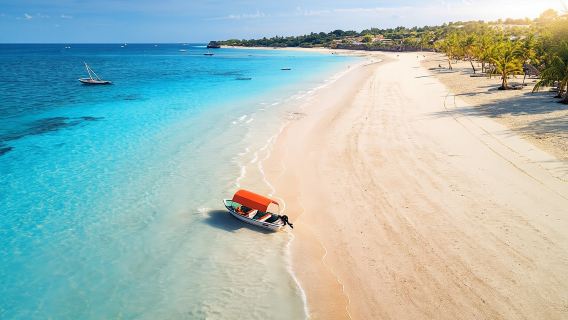 Zanzibar Safari Blue boat tour with private transfer