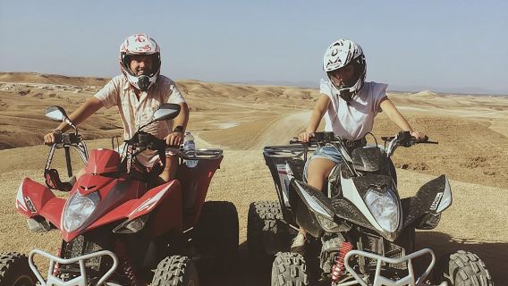 Half-day quad bike adventure in the Agafay desert from Marrakech