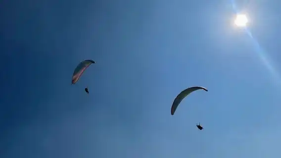 杭州金家山滑翔傘基地+鸕鳥國家滑翔傘飛行營地滑翔傘飛行體驗【專業教練帶飛+贈送GoPro影片拍攝】