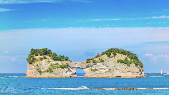 日本大阪-白濱町-三段壁-圓月島可定制【中文專車-舒適純淨】