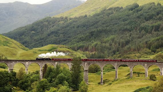 perjalanan satu hari dari Glasgow, Inggris ke Glenfinnan Viaduct + Glencoe + Highlands