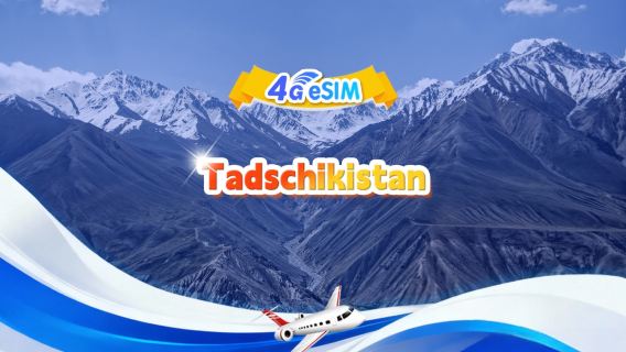 Tadschikistan 4G eSIM|Gesamtpaket|Insgesamt 1 GB–30 GB|3-30 Tage|24-Stunden-Format|QR-Code