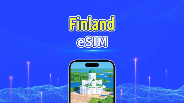 Finland eSIM | 5G/4G | High-speed data | 24 hours | 1-30 days | QR code