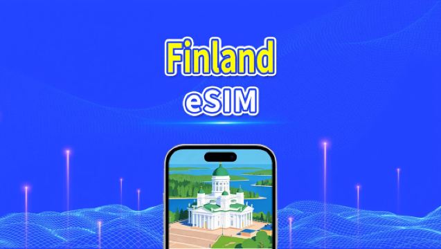 Finland eSIM | 5G/4G | Højhastighedsdata | 24 timer | Valgfri varighed 1-30 dage | QR-kode