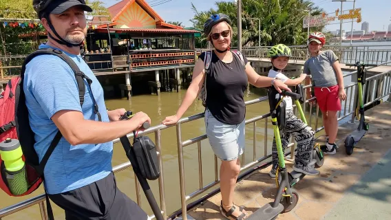 Best rated star tour: Bangkok: Bang Kachao E-Scooter Jungle Tour | 5 rating