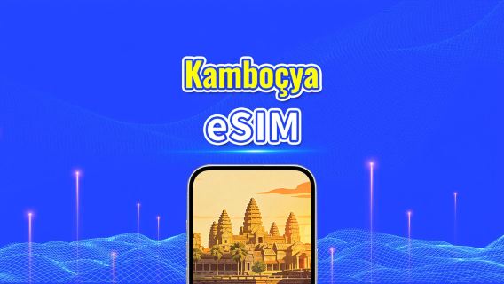 Kamboçya 4G eSIM | Çoklu ağ kapsama alanı | Günlük/Toplam Veri Paketi | 1–30 gün | Takvim Günü Faturalandırması | QR Kodu