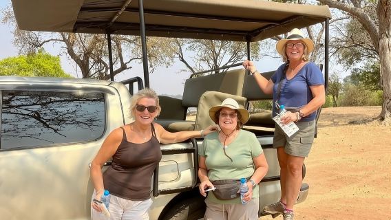 Game drive and short rhino walk