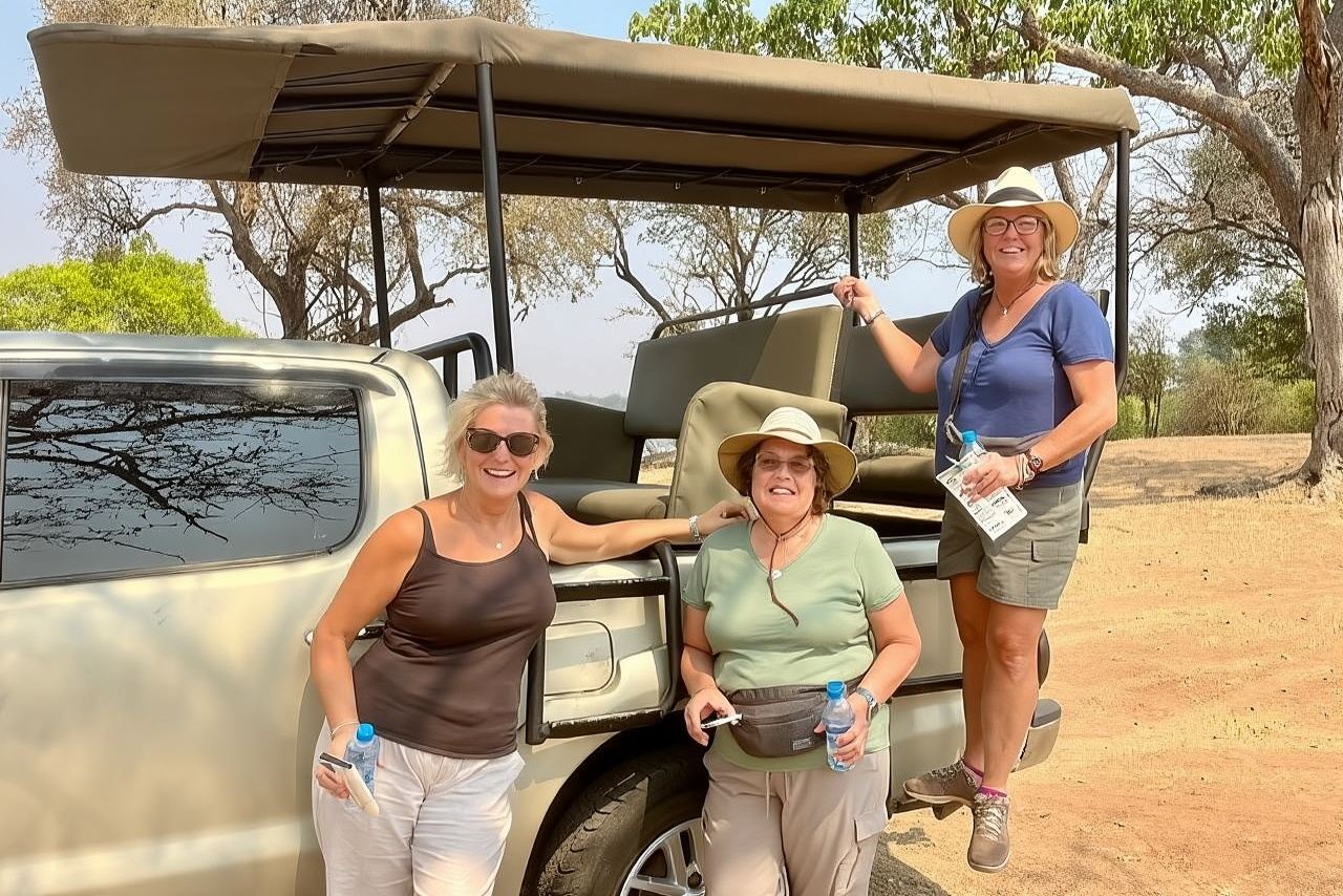 Game drive and short rhino walk