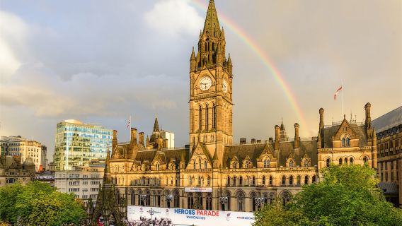 Manchester Museum + Anfield Stadium + University of Manchester + Albert Square