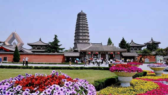 【2-3人私人導覽】法門文化景區+乾陵（腳踏車單導+贈懿德+耳機）