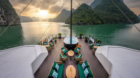 The Catamaran Luxury Day Cruise to Halong Bay from Hanoi(Best Selling)