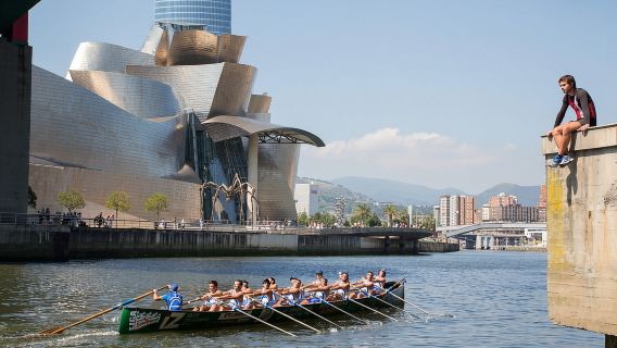 Bilbao, Guggenheim, and Gaztelugatxe from Biarritz