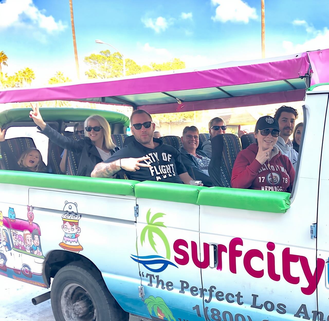 Santa Monica: tour in furgone scoperto di Los Angeles con fermate