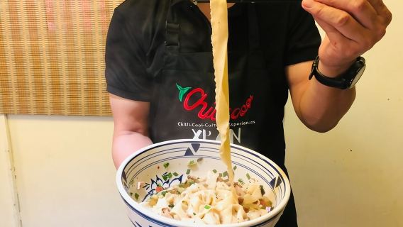 Half-Day Xi'an Biang Biang Noodles Cooking with a Market Visit