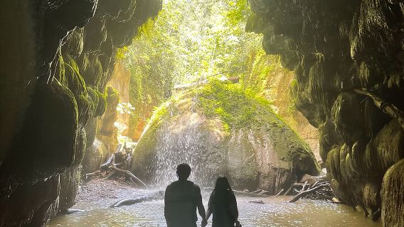 Cave, Waterfall and River Adventure in Charco Azul from San Juan