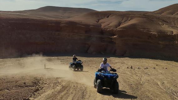 Petualangan ATV Quad Off-Road Gurun Agafay: Tur Setengah Hari